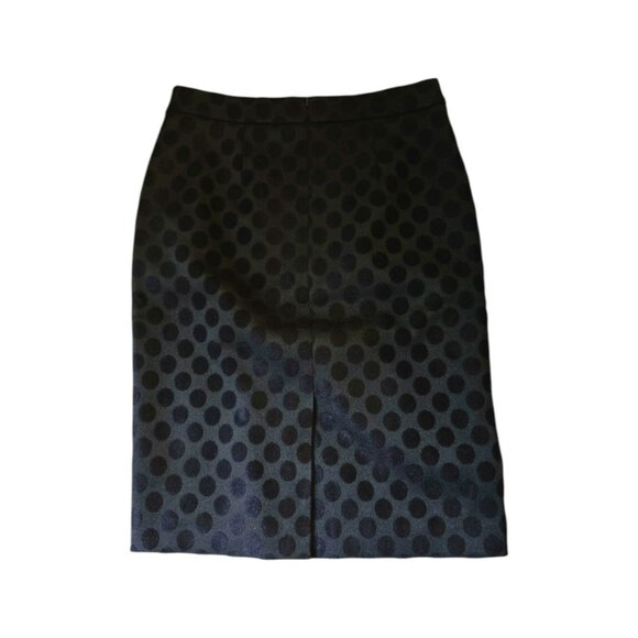 Ann Taylor Size 6 Skirt Pencil Mini Round Textured Spot Pattern Lined NWT - Picture 4 of 8